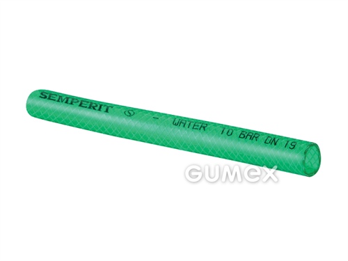 Záhradná hadica RW501, 6/11mm, 10bar, PVC, -5°C/+40°C, transparentná zelená